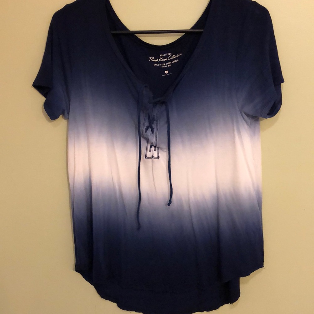 Tie up ombré shirt!